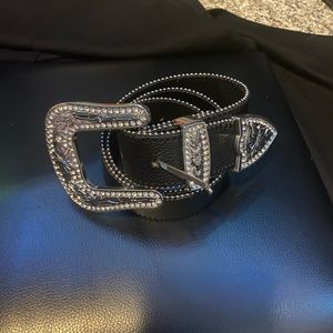 garage rhinestone belt